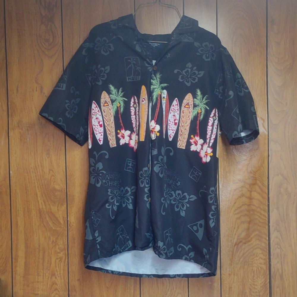 Year in year out mens Hawaiian button up tee sz medium